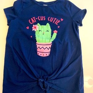 Carter’s Cat-cus cutie T-shirt size 12/12A